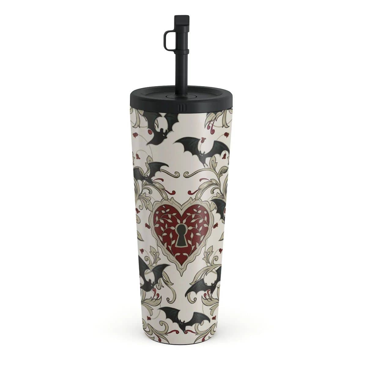Burga - Warded - Travel Mug Straw Lid 700 ml - White