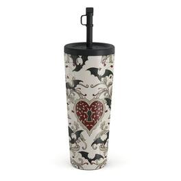 Burga - Warded - Travel Mug Straw Lid 700 ml - White
