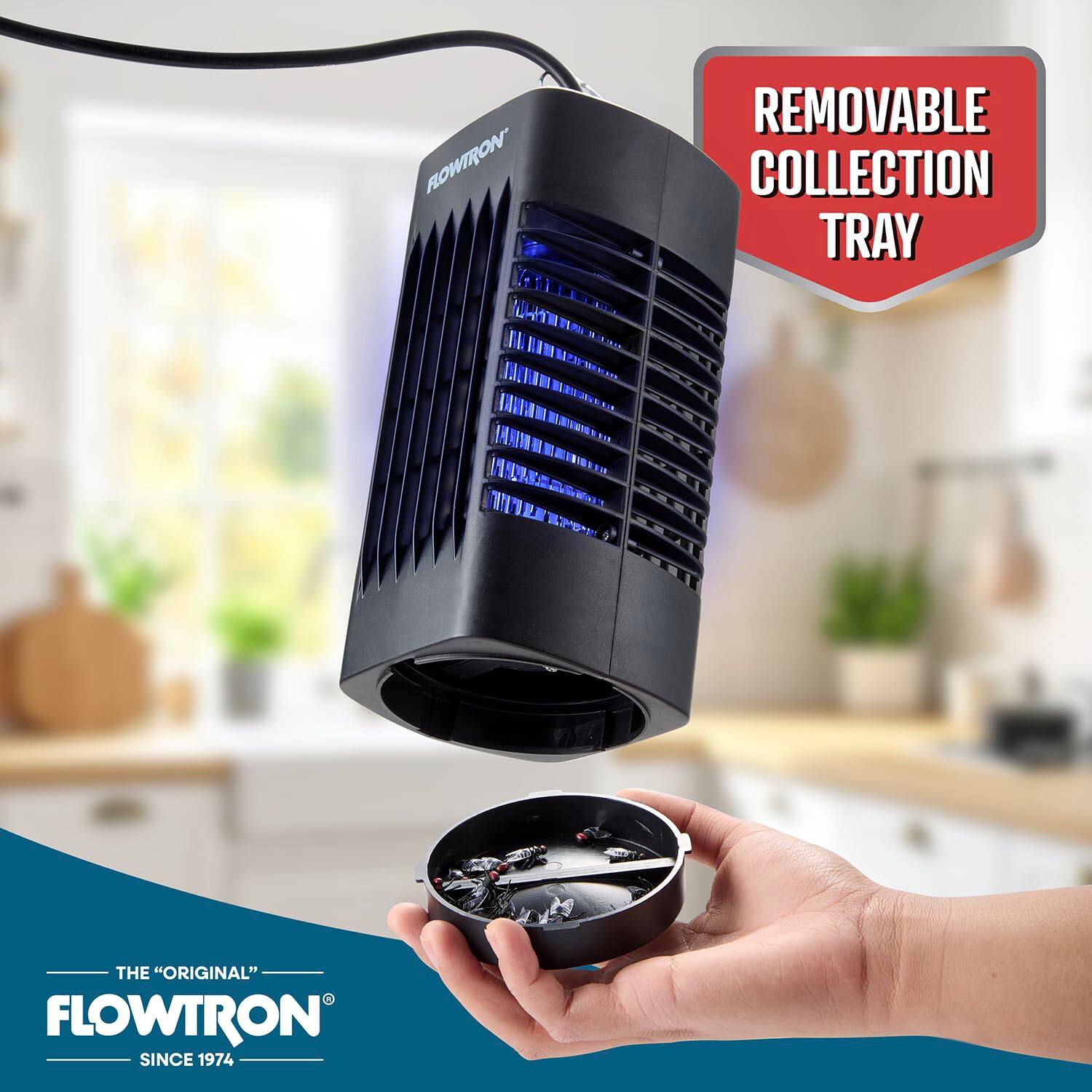 FLOWTRON REMOVABLE COLLECTION TRAY  
THE "ORIGINAL" FLOWTRON SINCE 1974
