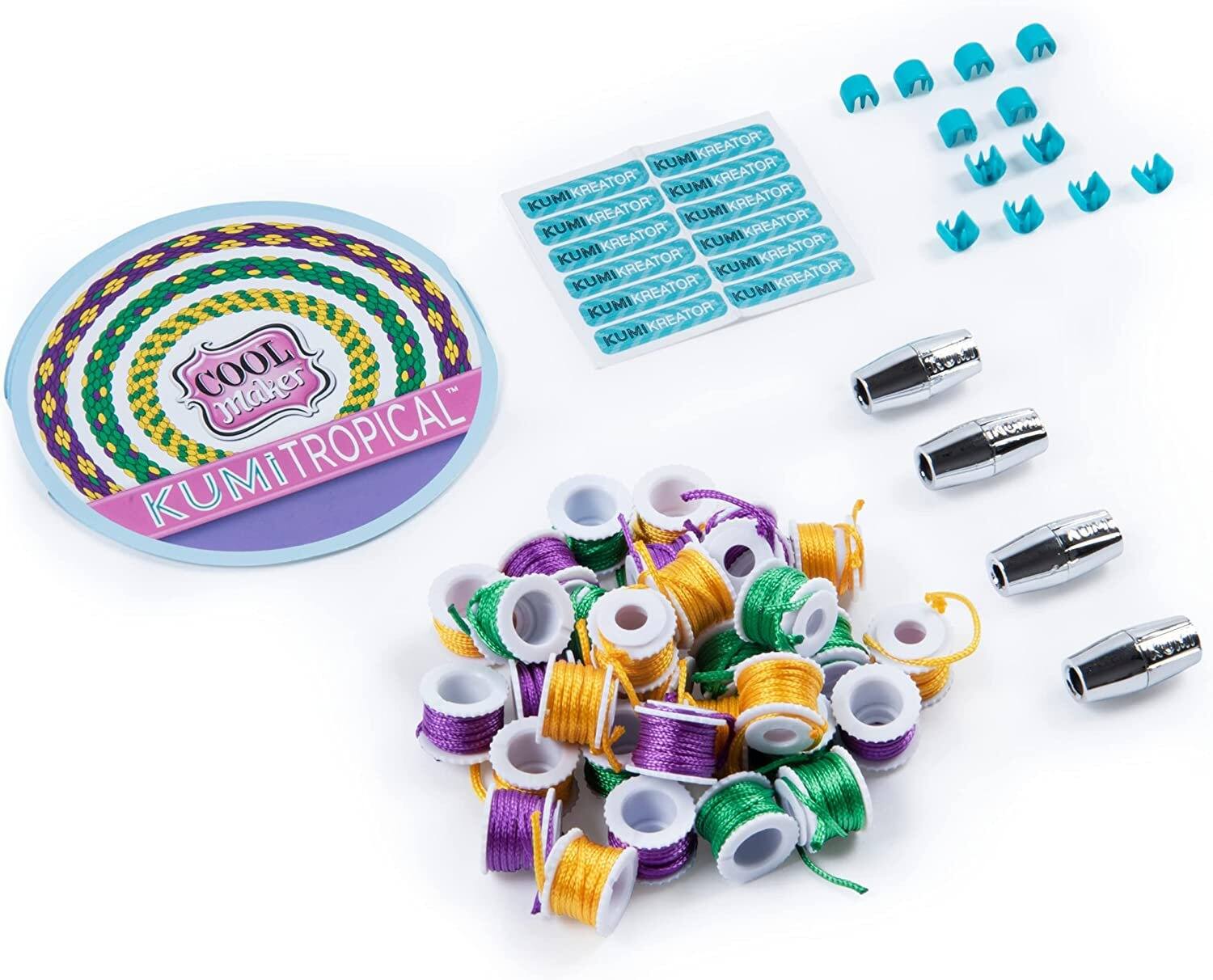 Cool Maker KumiKreator Tropics Mini Fashion Pack Refill, 32 Spools ...