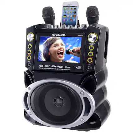 Karaoke USA
DVD/MP3/CDG KARAOKE & BLUETOOTH MEDIA PLAYER
DVD
KARAOKE
SD
USB
BLUETOOTH
MIC 1
MIC 2
DISCLOSURE RADIO
ENTER
CLOSE
Bluetooth
PLAYER
USB
PLAYER