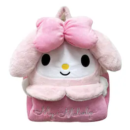 Hello Kitty - Sanrio My Melody 15 Inch Embroidered Plush Backpack - Pink