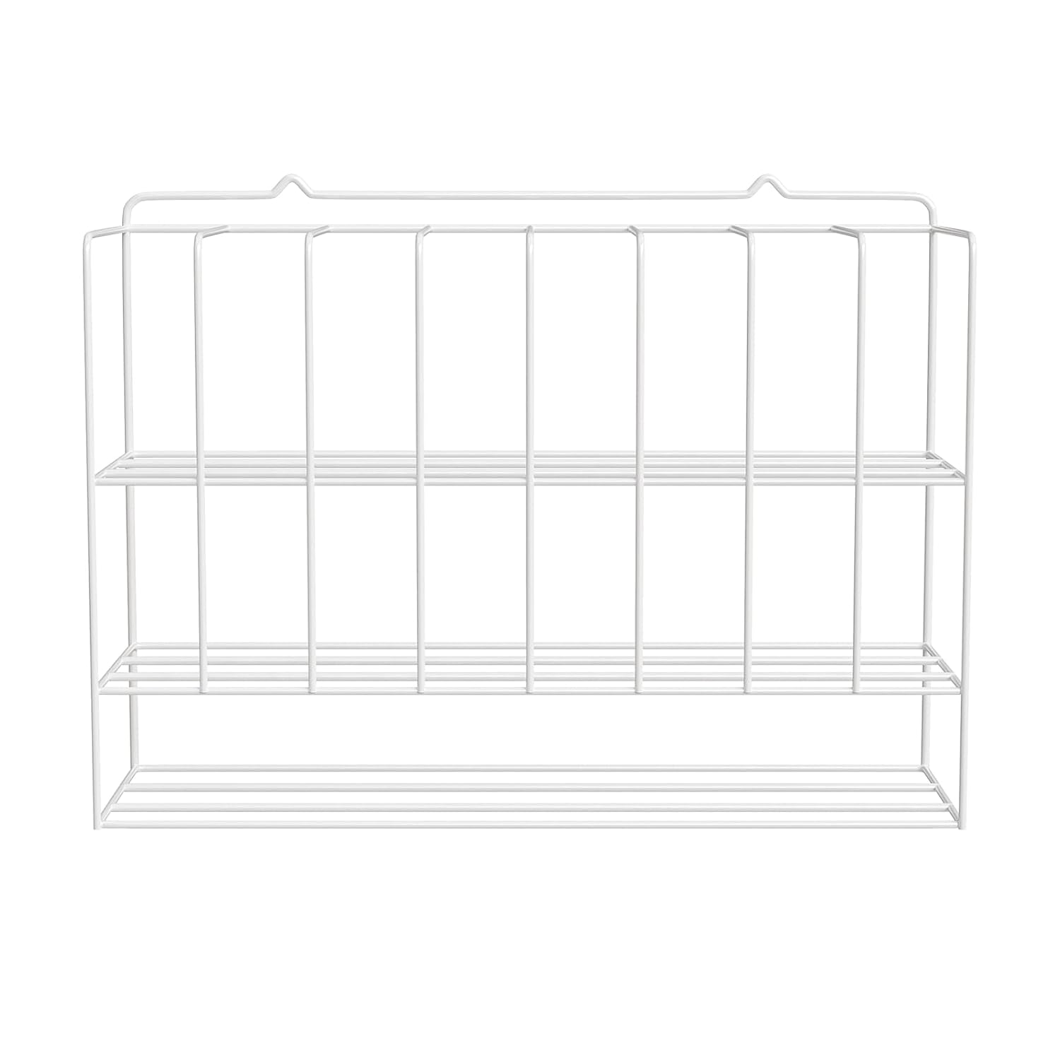 Alt View 4. Winado - Salon Hair Color Organizer Rack, 2 Tiers Hair Color Display Rack, Wall Mounted Hair Dye Tube Holder Metal Salon Storage - White.