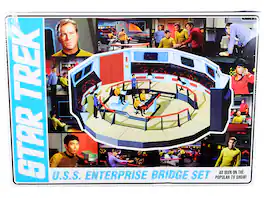 Skill 2 Model Kit U.S.S. Enterprise Command Bridge Set "Star Trek" (1966-1969) TV Show 1/32 Scale Model by AMT - Multi