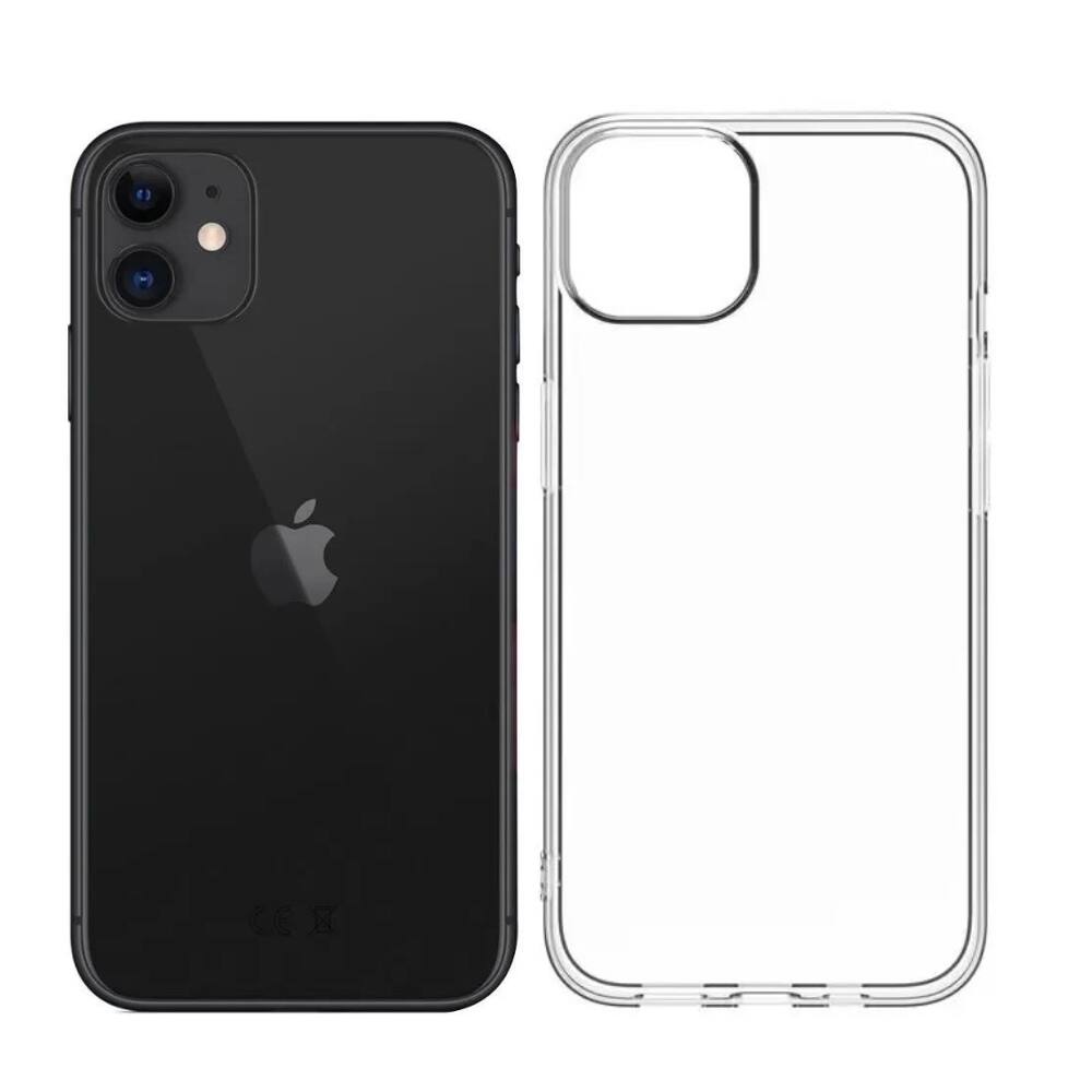 Alt View 4. Qixxronics - Phone Cover for iPhone 12 Mini Clear Case Shockproof Phone Case for iPhone 12 Mini - Clear.