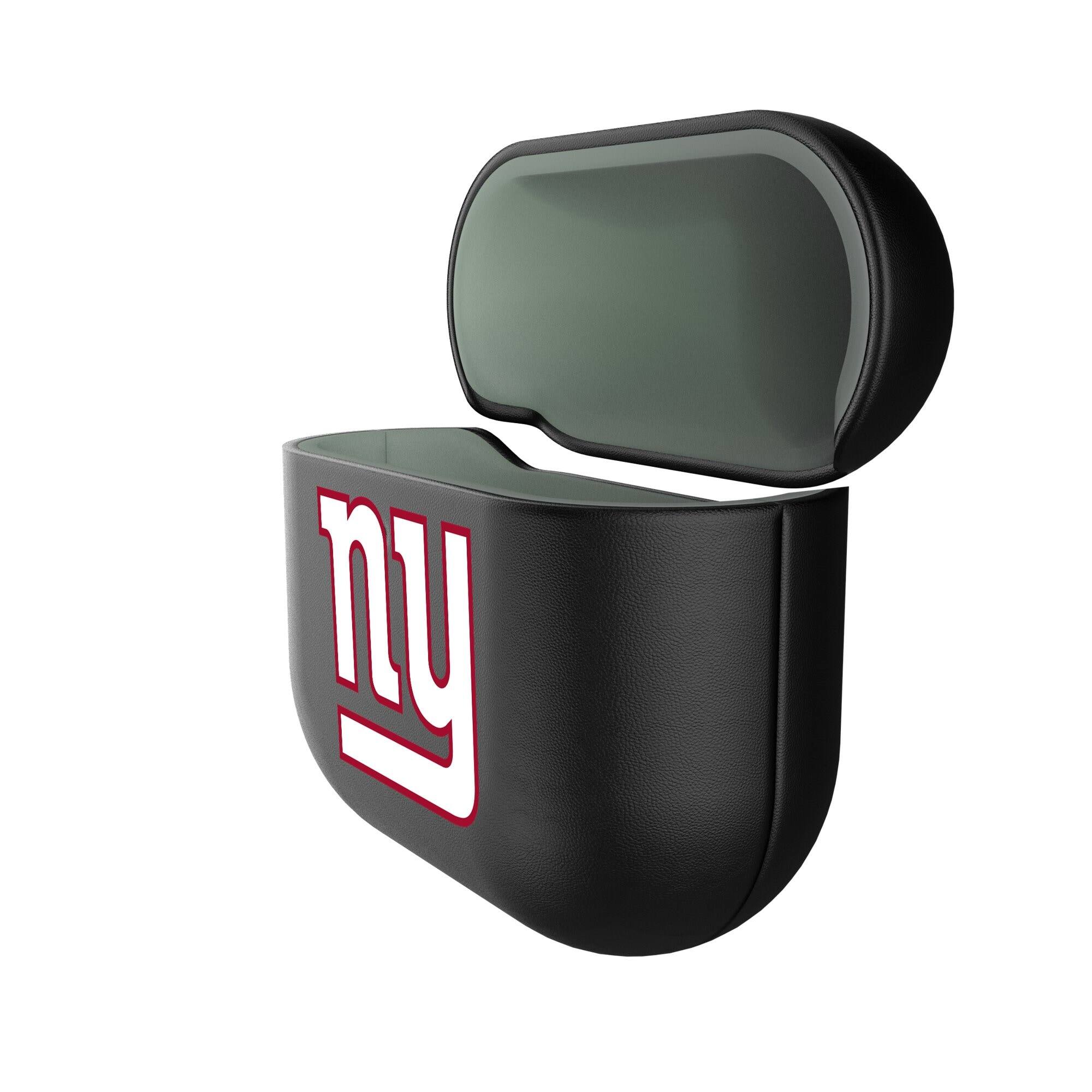 Alt View 1. Keyscaper - New York Giants New York Giants Insignia AirPods 4th Generation Case Cover - No Size - Black.