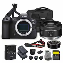 Canon - EOS R6 Mark II Mirrorless Camera | 24.2MP Full Frame Sensor 4K 60p Video + More