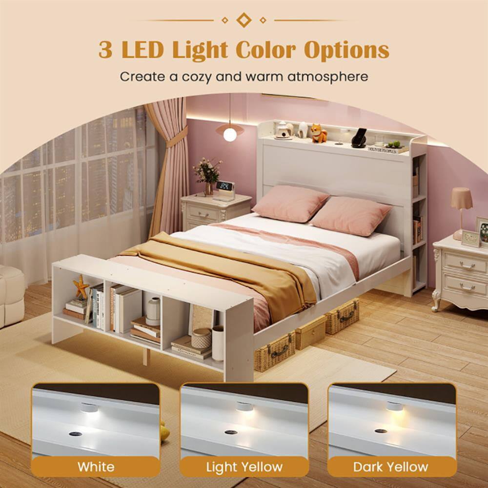 3 LED Light Color Options  
Create a cozy and warm atmosphere  

- White  
- Light Yellow  
- Dark Yellow