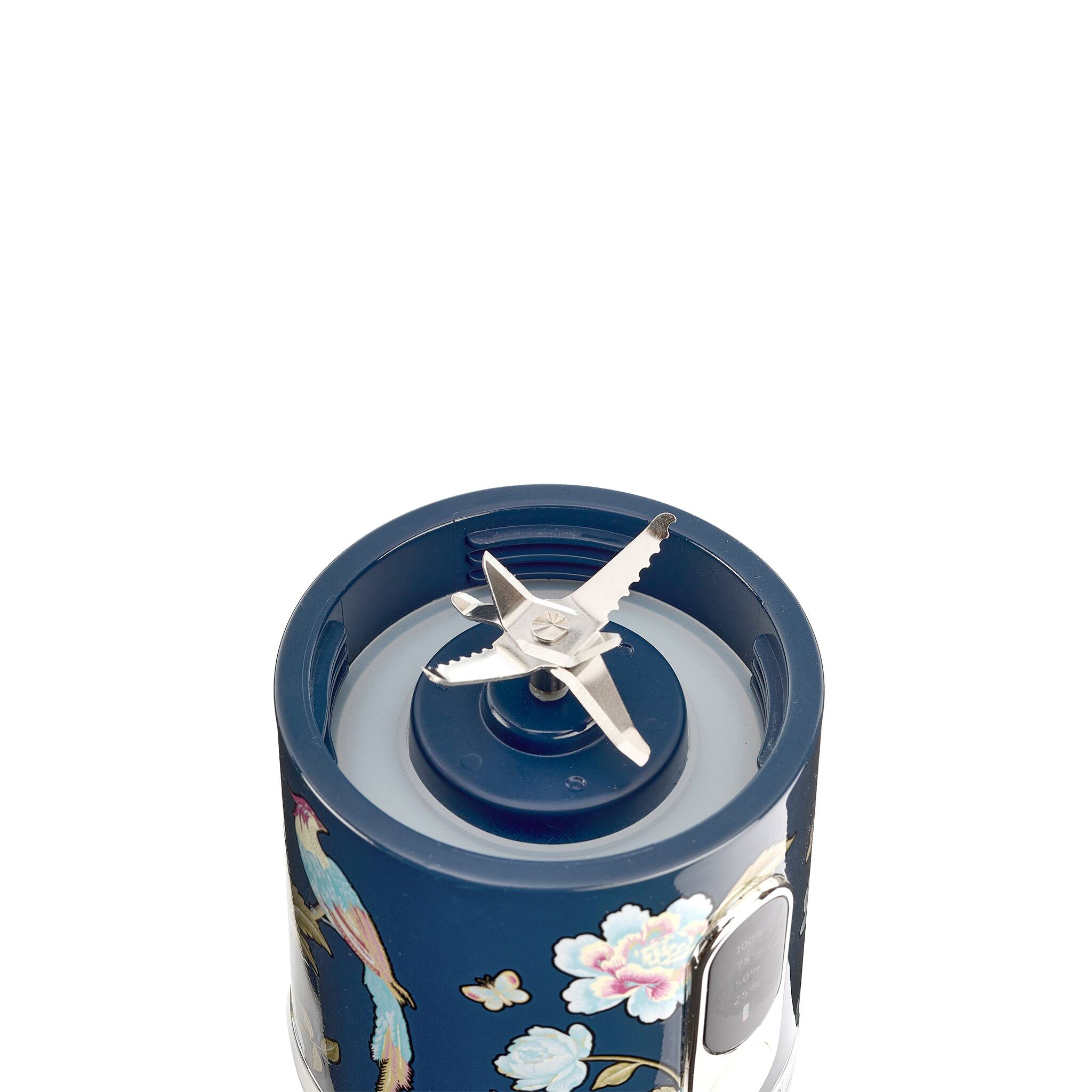 Alt View 1. Laura Ashley - 25,000-rpm Portable Smoothie Maker - Elveden Navy.