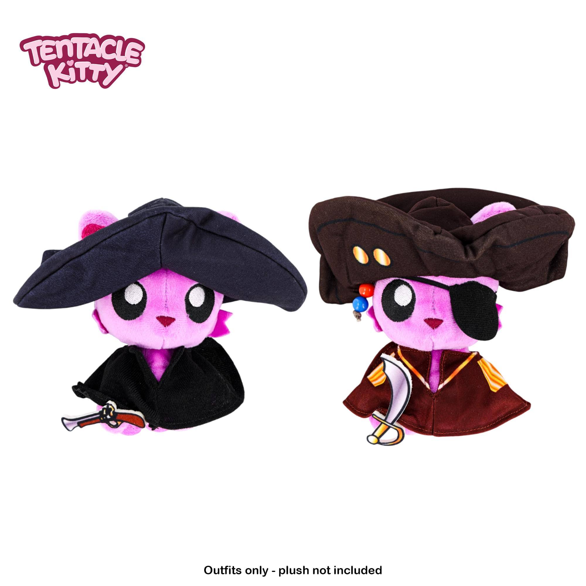 Tentacle Kitty Outfits only - plush not included