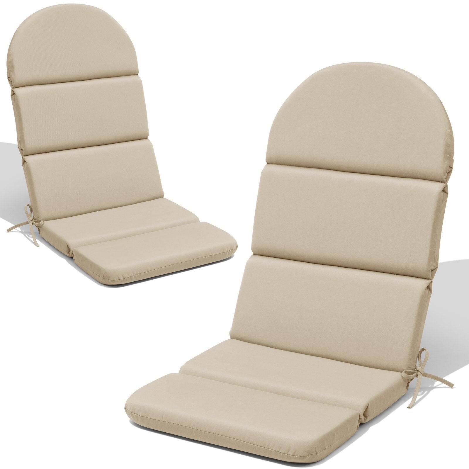 Left. Crestlive Products - Crestlive Products Outdoor Adirondack Patio Chair Cushion - Navy.