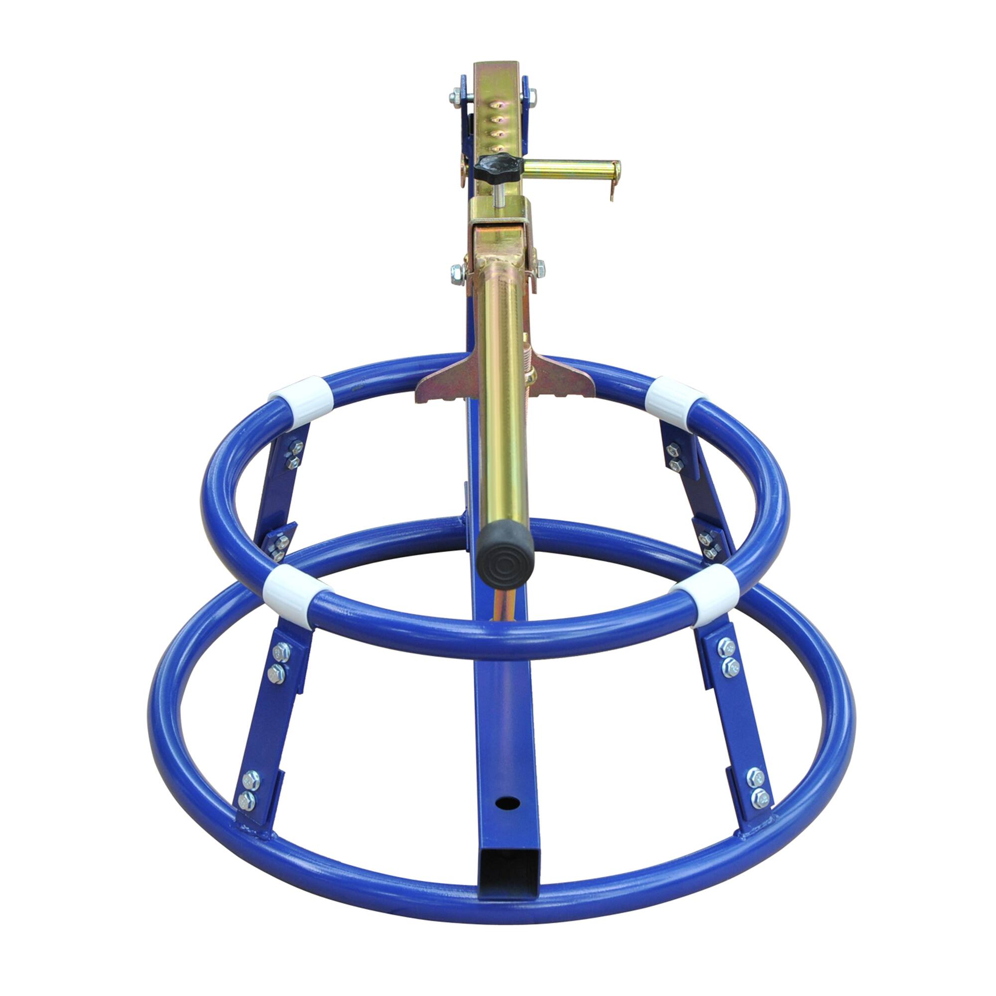 Alt View 8. Homcom - Motorcycle Tire Changer Stand with Adjustable Bead Breaker, Fit for 16-22in Tyres - Blue.