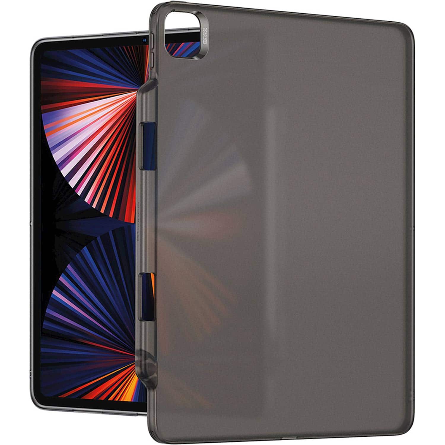Alt View 12. SaharaCase - Hybrid Flex Case for Apple iPad Pro 12.9 (4th, 5th, and 6th Gen 2020-2022) - Black.
