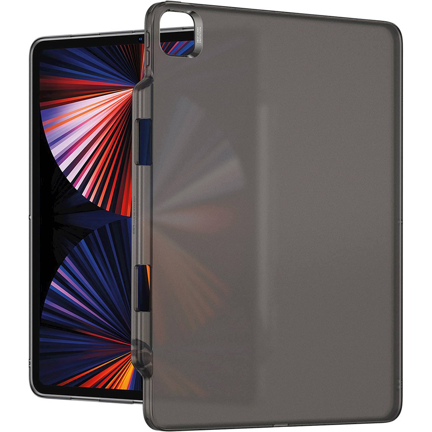 Alt View 12. SaharaCase - Hybrid Flex Case for Apple iPad Pro 12.9 (4th, 5th, and 6th Gen 2020-2022) - Black.