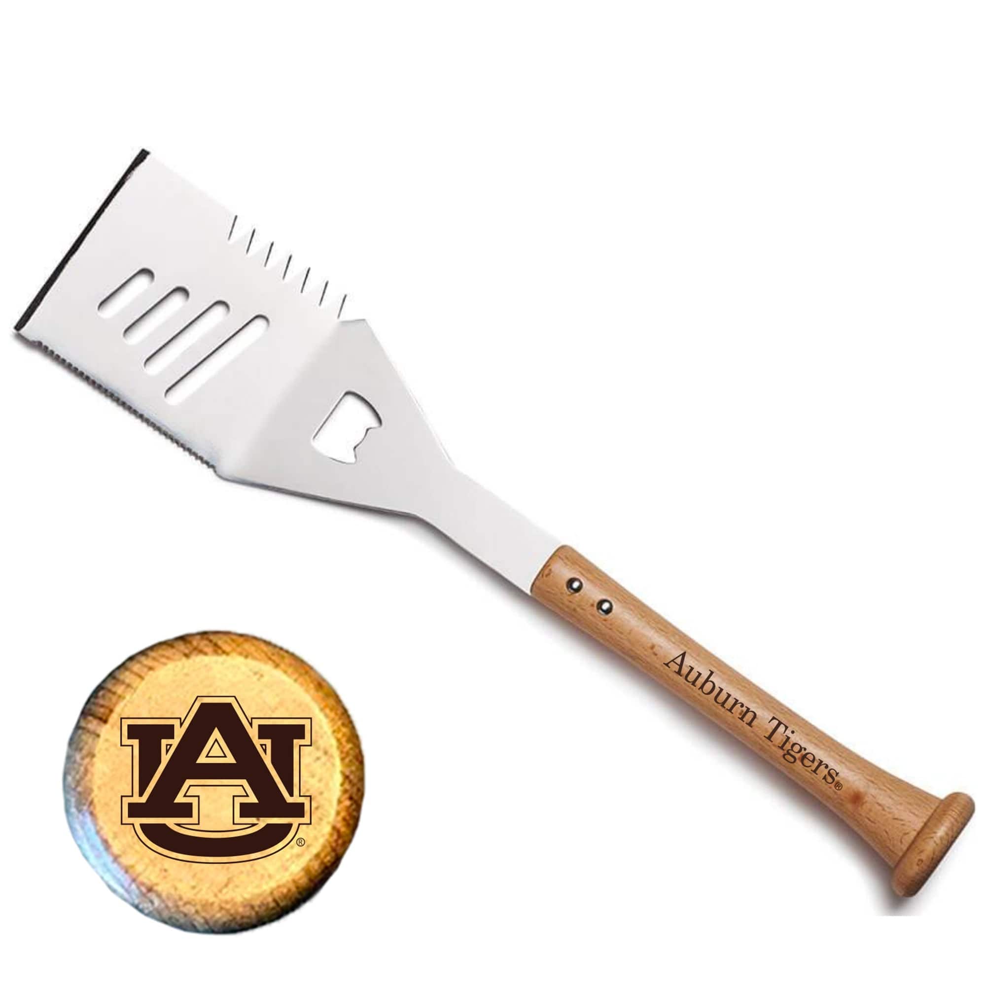 Baseball BBQ - Auburn Tigers Slider Spatula - Multicolor