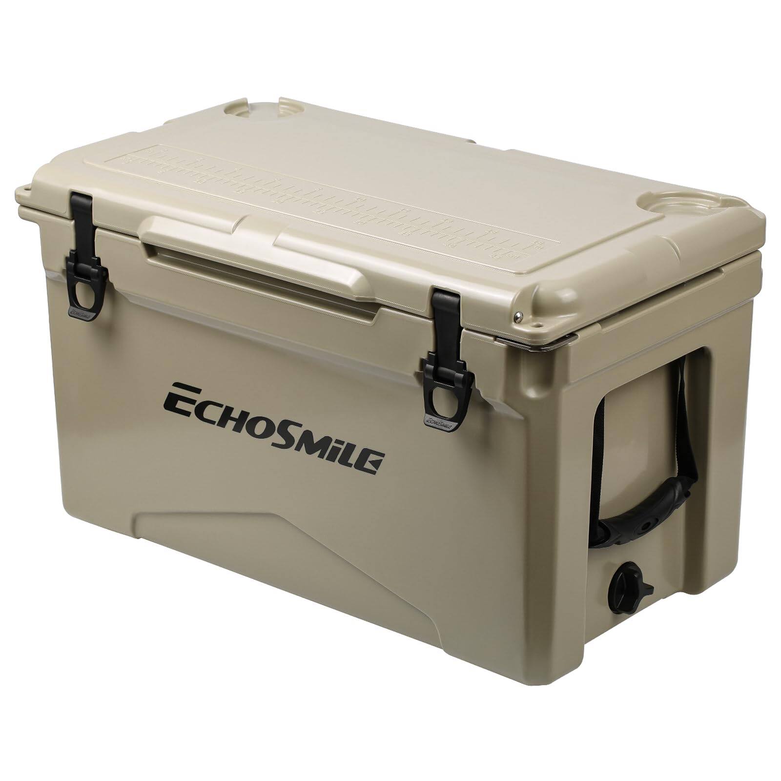 Front. Wikistore - Wikistore 35 Quart Rotomolded Cooler Heavy Duty Durable 48H Ice Retention for Camping Fishing & Outdoor - Beige/khaki.