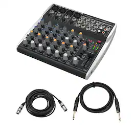 Behringer - XENYX 1202SFX Premium Analog 12-In Mixer w/Instrument & Mic Cable