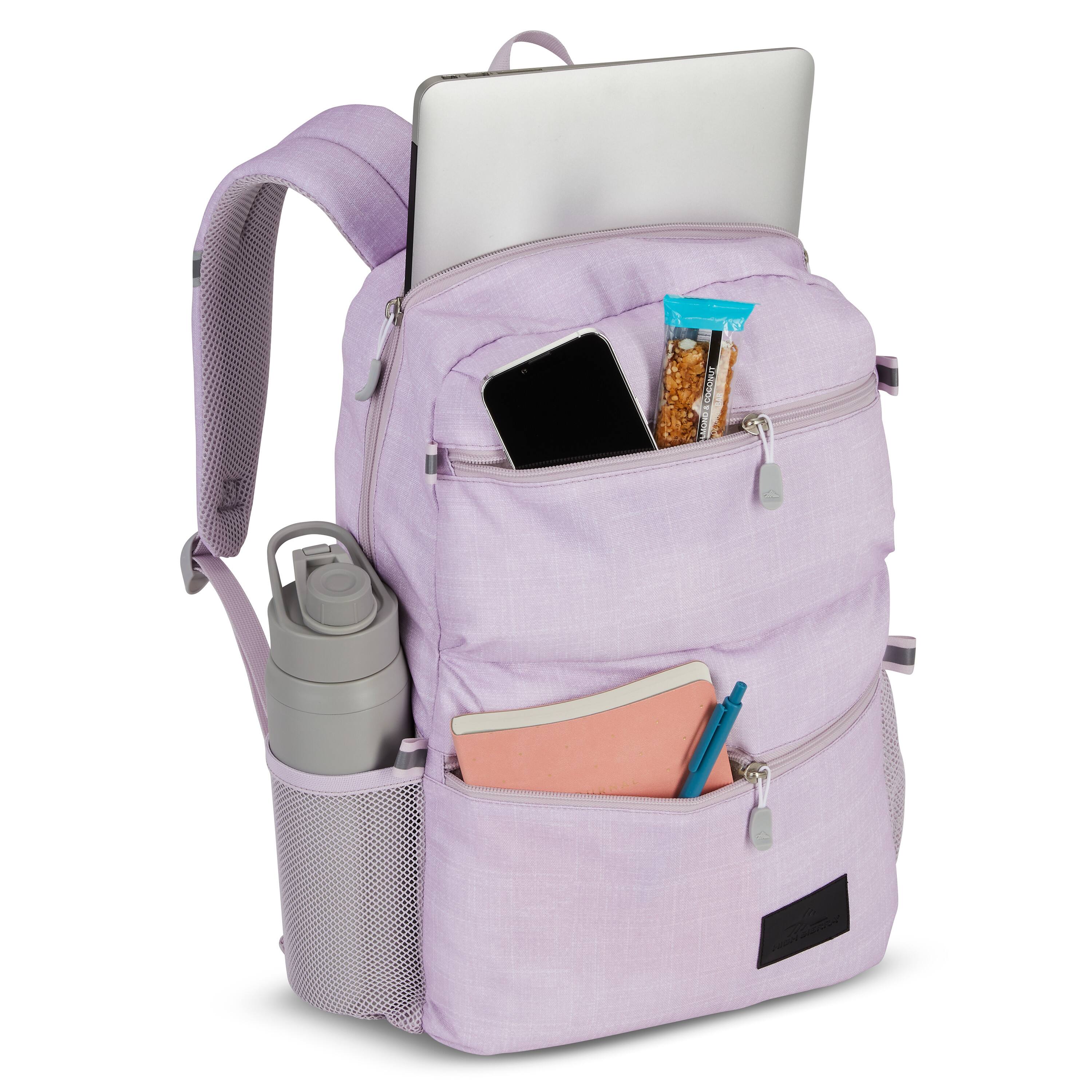 Back. High Sierra - BTS 2020 Everclass Backpack - Hushed Orchid.