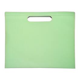 Unique Bargains - Leather Folder, 13.3x12.6" Magnetic Leather Document Holder PU Pouch Bag Portfolio Organizer Waterproof for Travel - Green