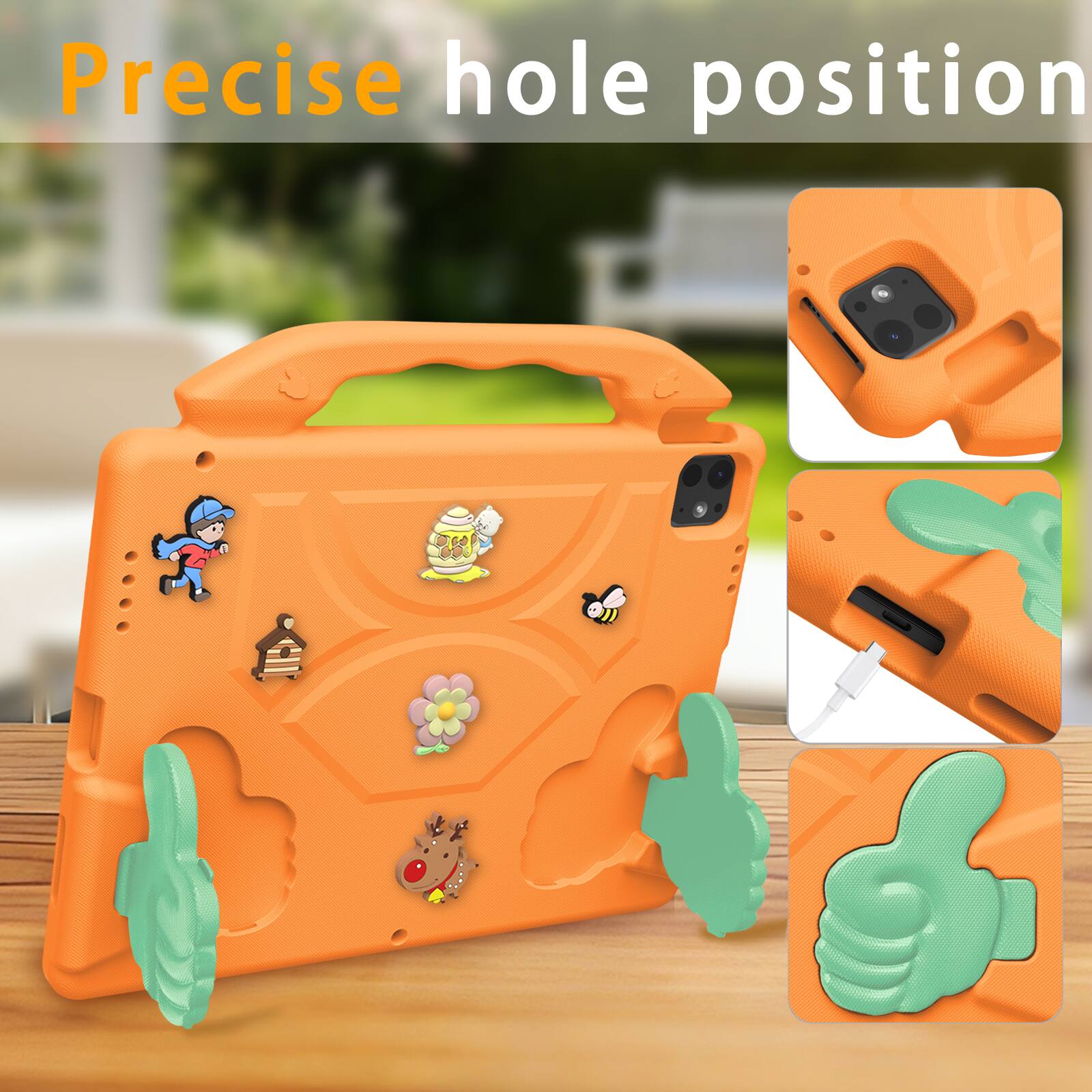 Precise hole position