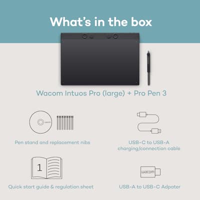 Wacom Intuos Pro Large Bluetooth Professional Graphic Drawing Wacom Intuos Pro Large Bluetooth Professional Graphic Drawing