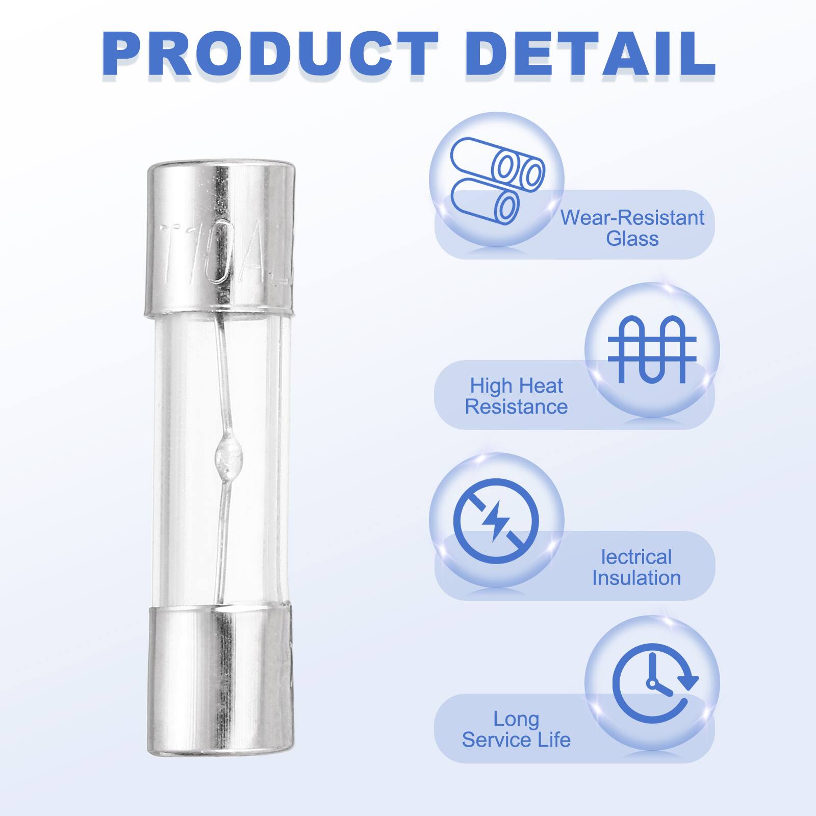 PRODUCT DETAIL  
- Wear-Resistant Glass  
- High Heat Resistance  
- Electrical Insulation  
- Long Service Life