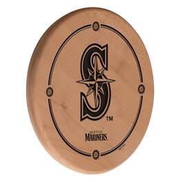 Holland Bar Stool Co. - Seattle Mariners 13" Laser Engraved Solid Wood Sign - Natural