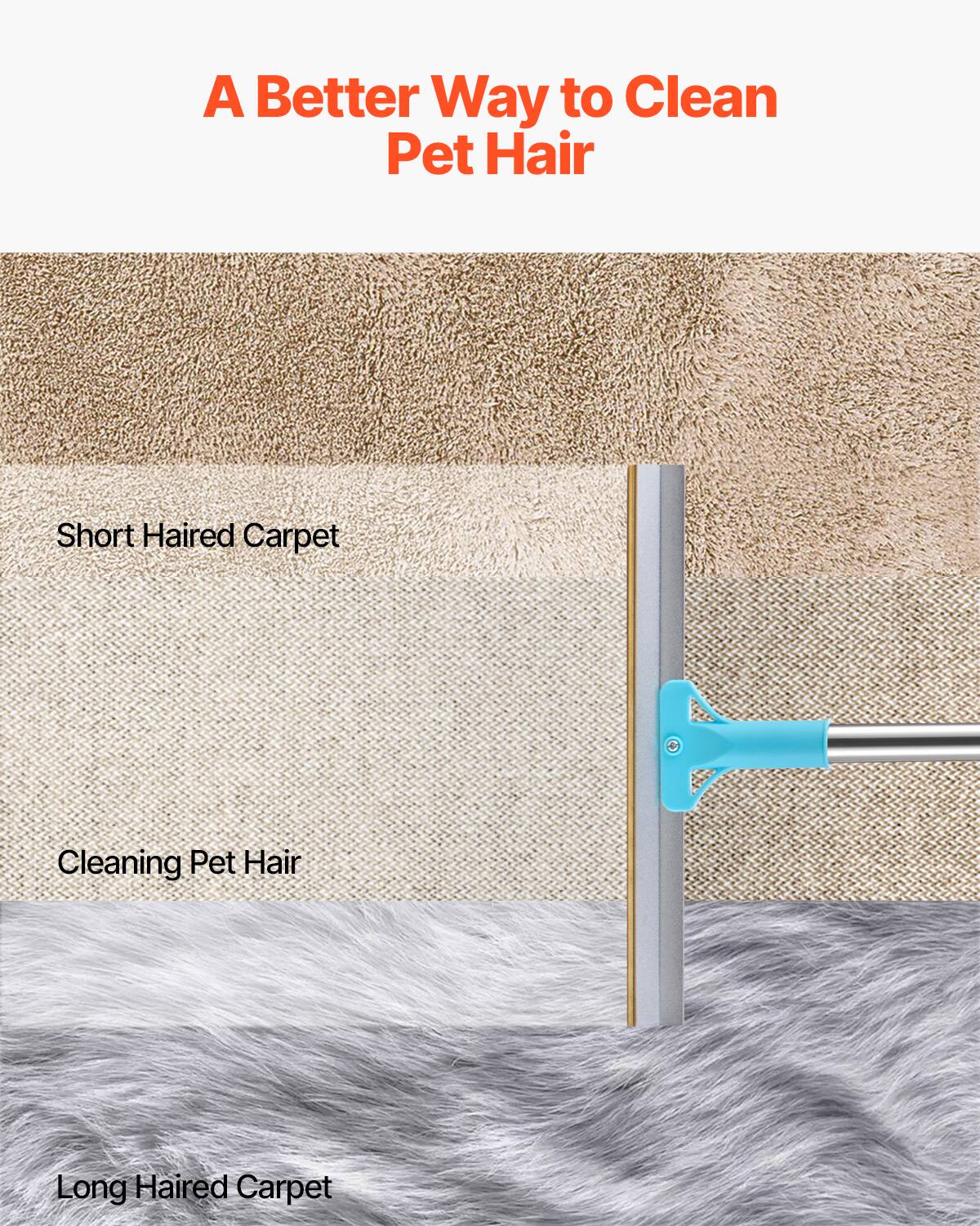 A Better Way to Clean Pet Hair

Short Haired Carpet

Cleaning Pet Hair

Long Haired Carpet