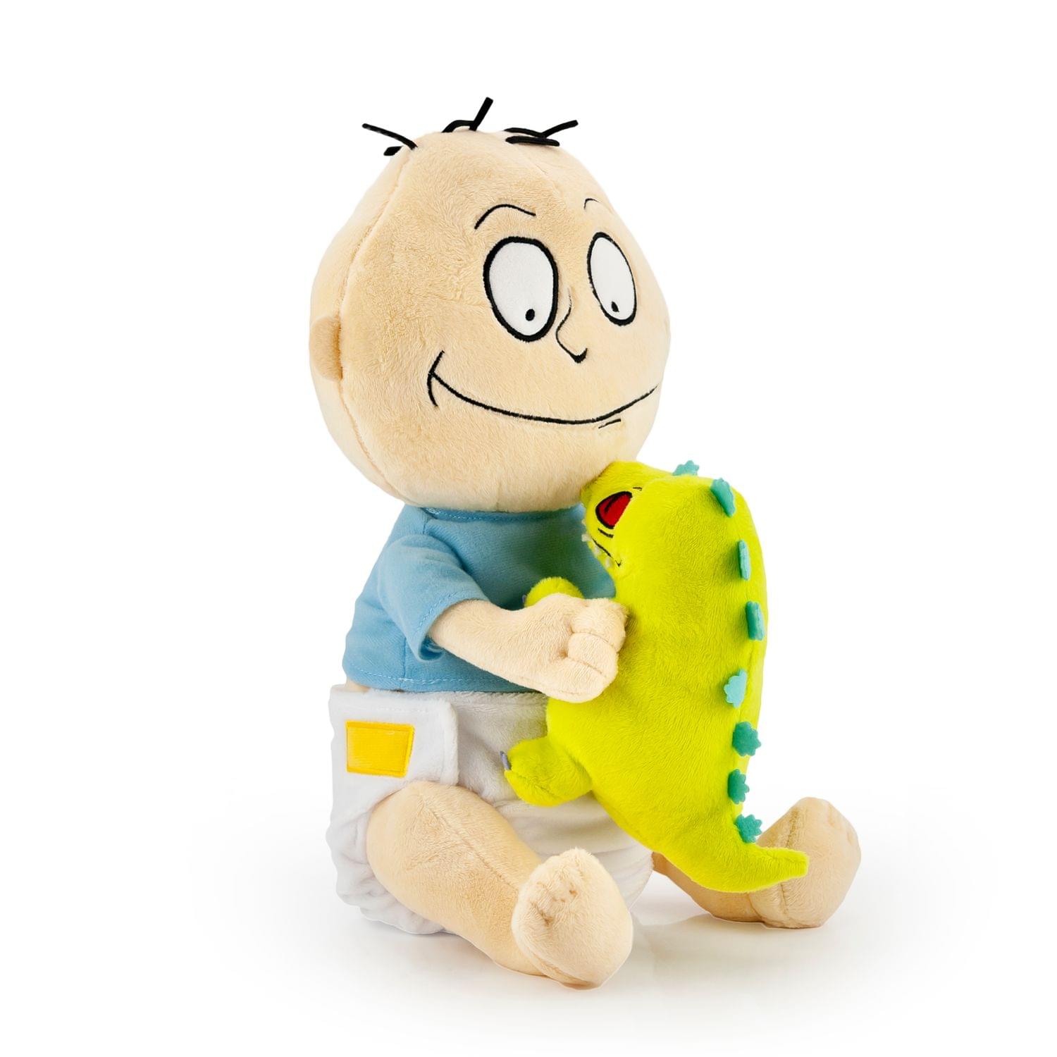 Alt View 1. Nickelodeon - Nickelodeon Rugrats Tommy Pickles and Reptar Stuffed Plush Toy, 12" - Yellow.