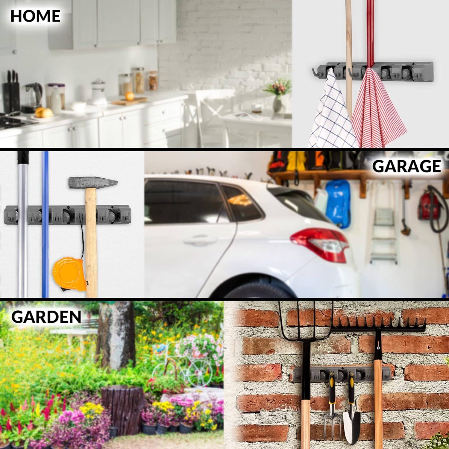 HOME  
GARAGE  
GARDEN