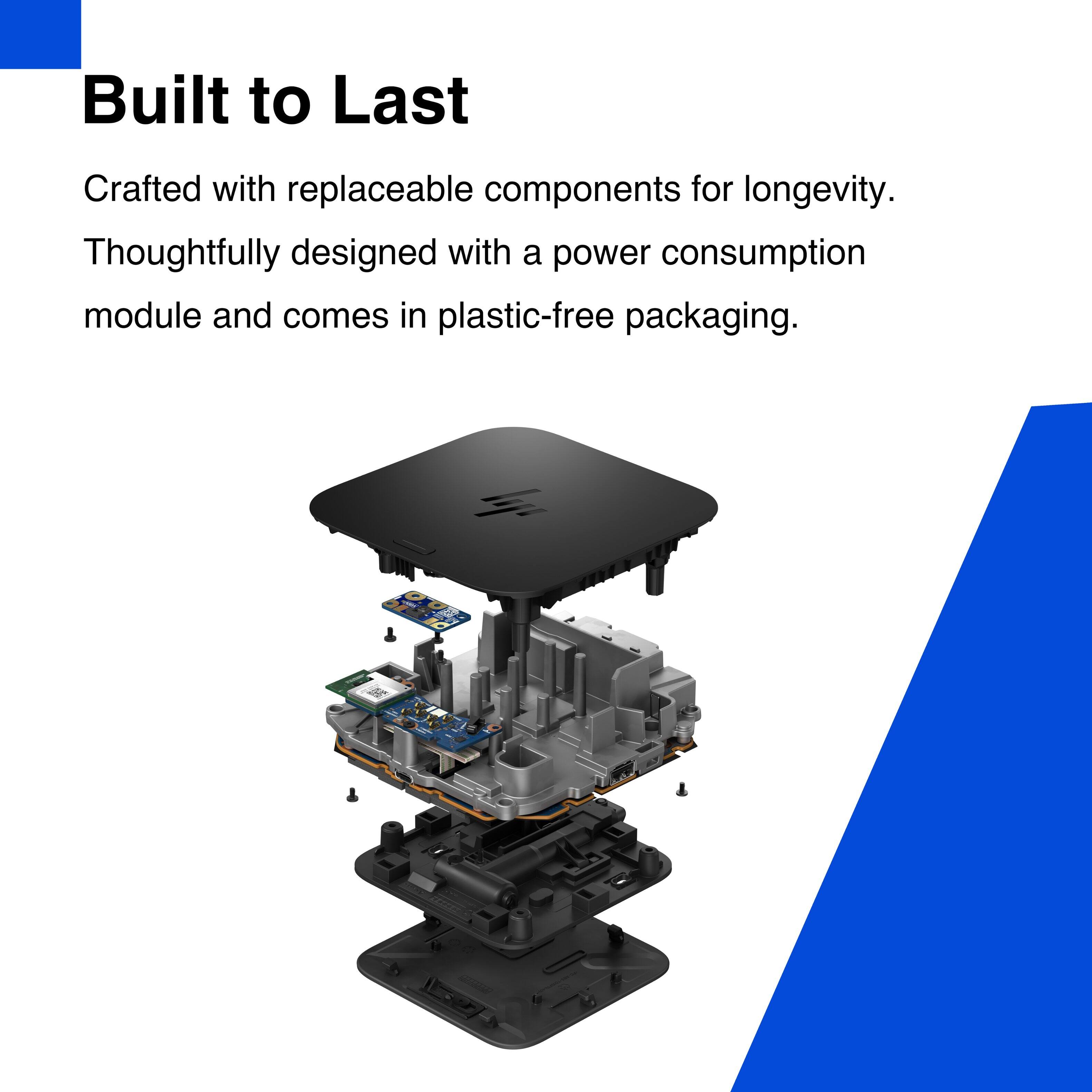 Built to Last

Crafted with replaceable components for longevity. Thoughtfully designed with a power consumption module and comes in plastic-free packaging.