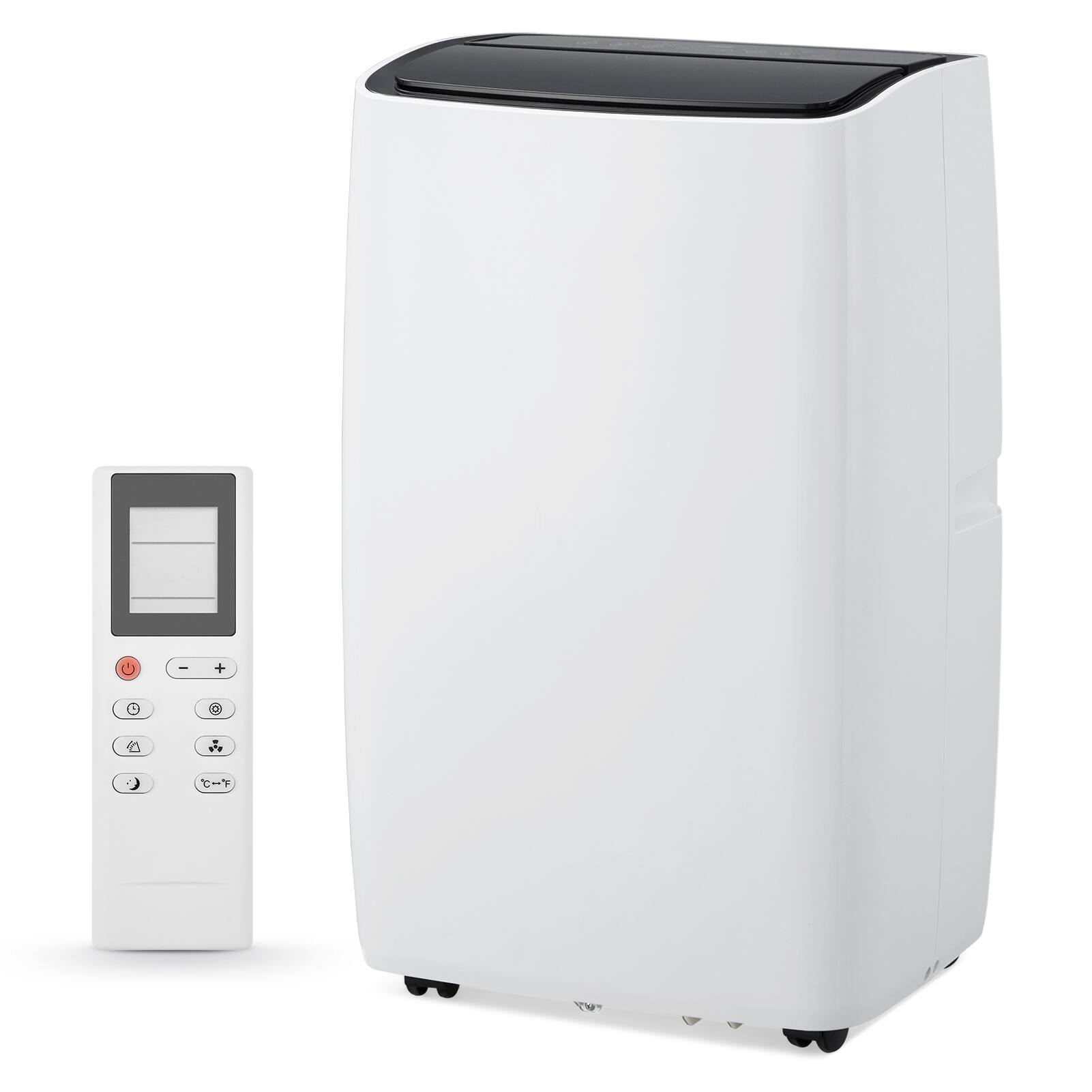 Front. TROPOW - 12,000 BTU Portable Air Conditioner,Fast Cooling for 550 Sq. Ft. - white.