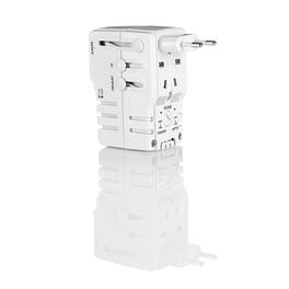 Conair - Travel Smart Type A/B/C/E/F/G/I For Worldwide All-In-One Adapter - White