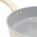 Alt View 2. Gibson - Gibson Home Barnsdall 11 Inch 4 Quart Ceramic Nonstick Alimunium Saute Pan with Lid in Cream - White.