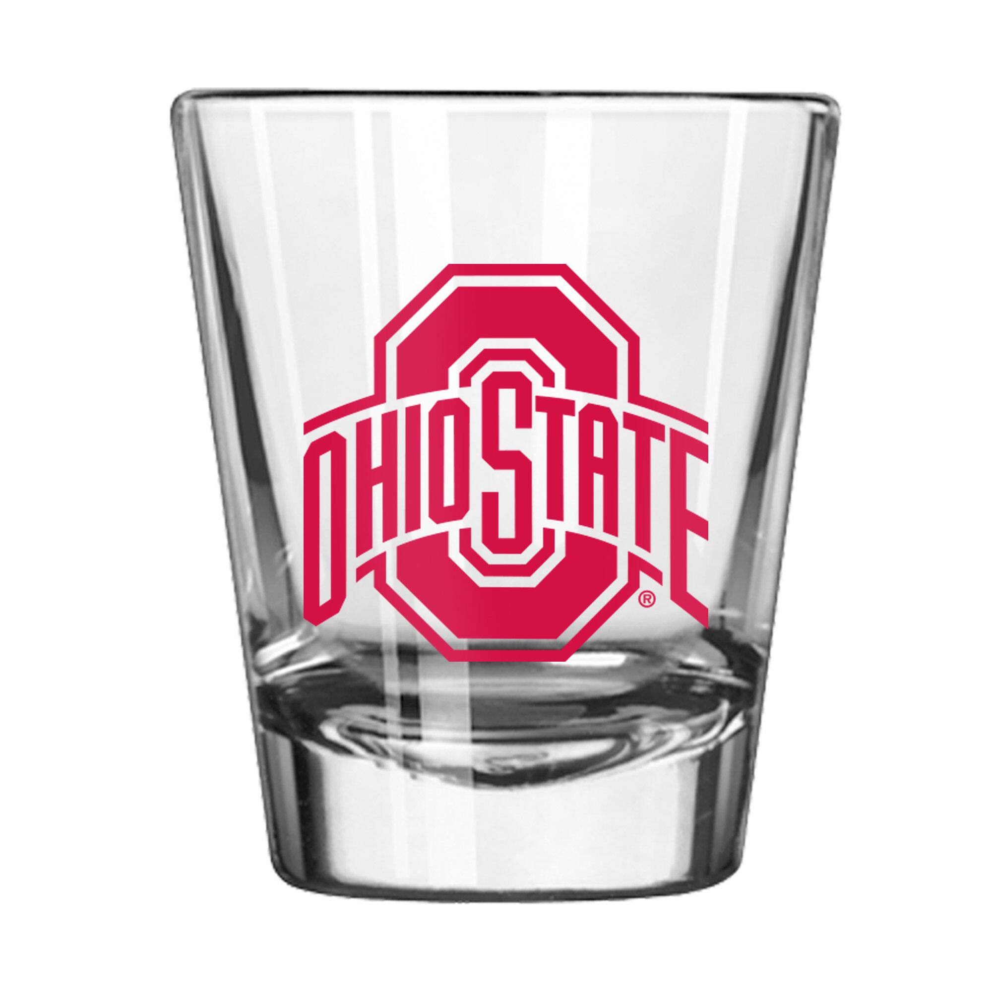 Front. Logo Brands - Ohio State Buckeyes 2oz. Shot Glass - Multicolor.