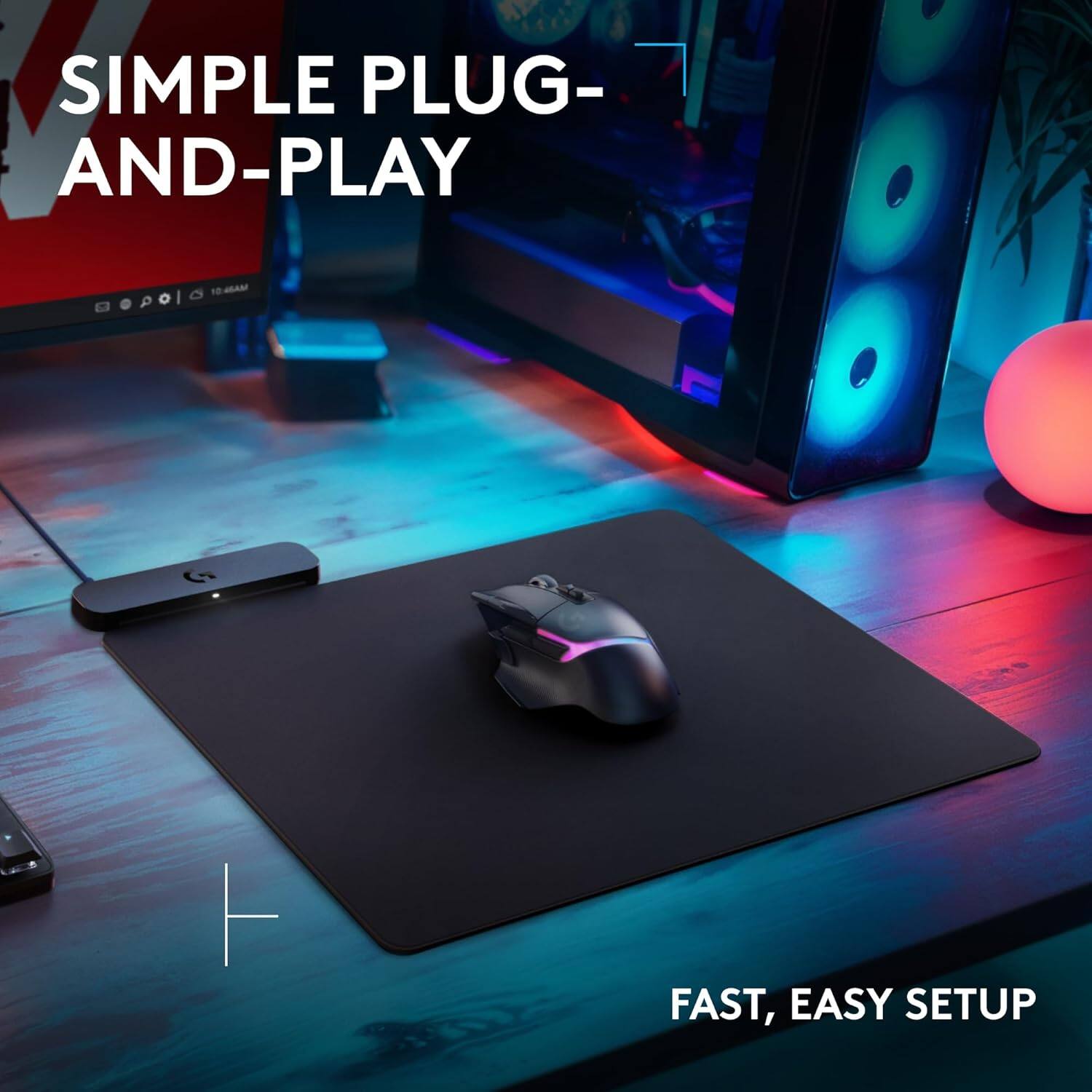 SIMPLE PLUG-AND-PLAY  
FAST, EASY SETUP