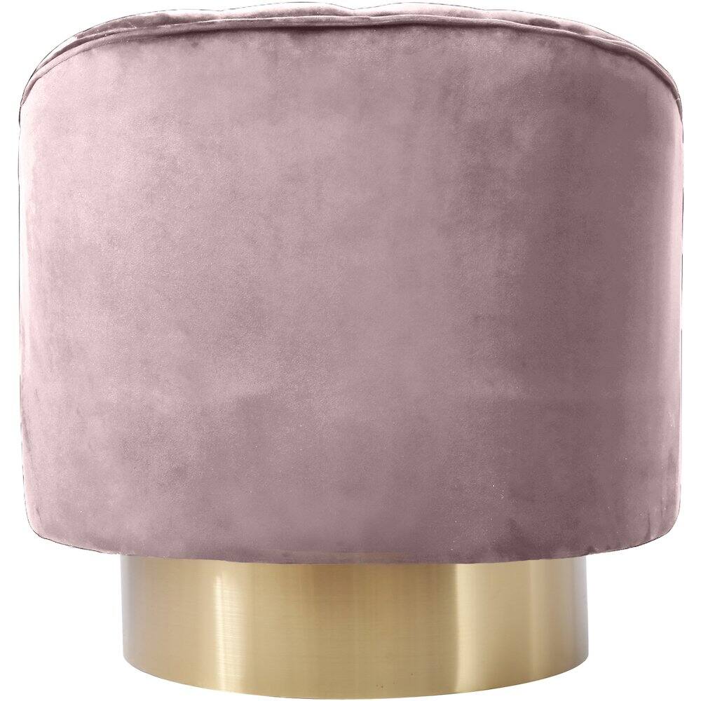Alt View 1. Meridian Furniture - Farrah Pink Velvet Accent Chair - Pink.