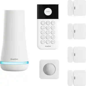 SimpliSafe - 7pc Indoor Security System - White