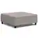 Front. Simpli Home - Harrison Large Square Coffee Table Storage Ottoman - Cloud Grey.