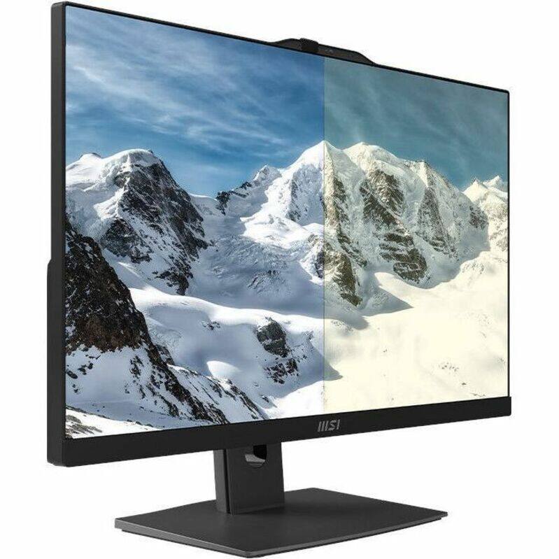Alt View 4. MSI - MSI Modern AM242TP 1M-1096US All-in-One Computer - Intel Core 5 120U - 16 GB - 1 TB SSD - 23.8" Full HD Touchscreen - Black.