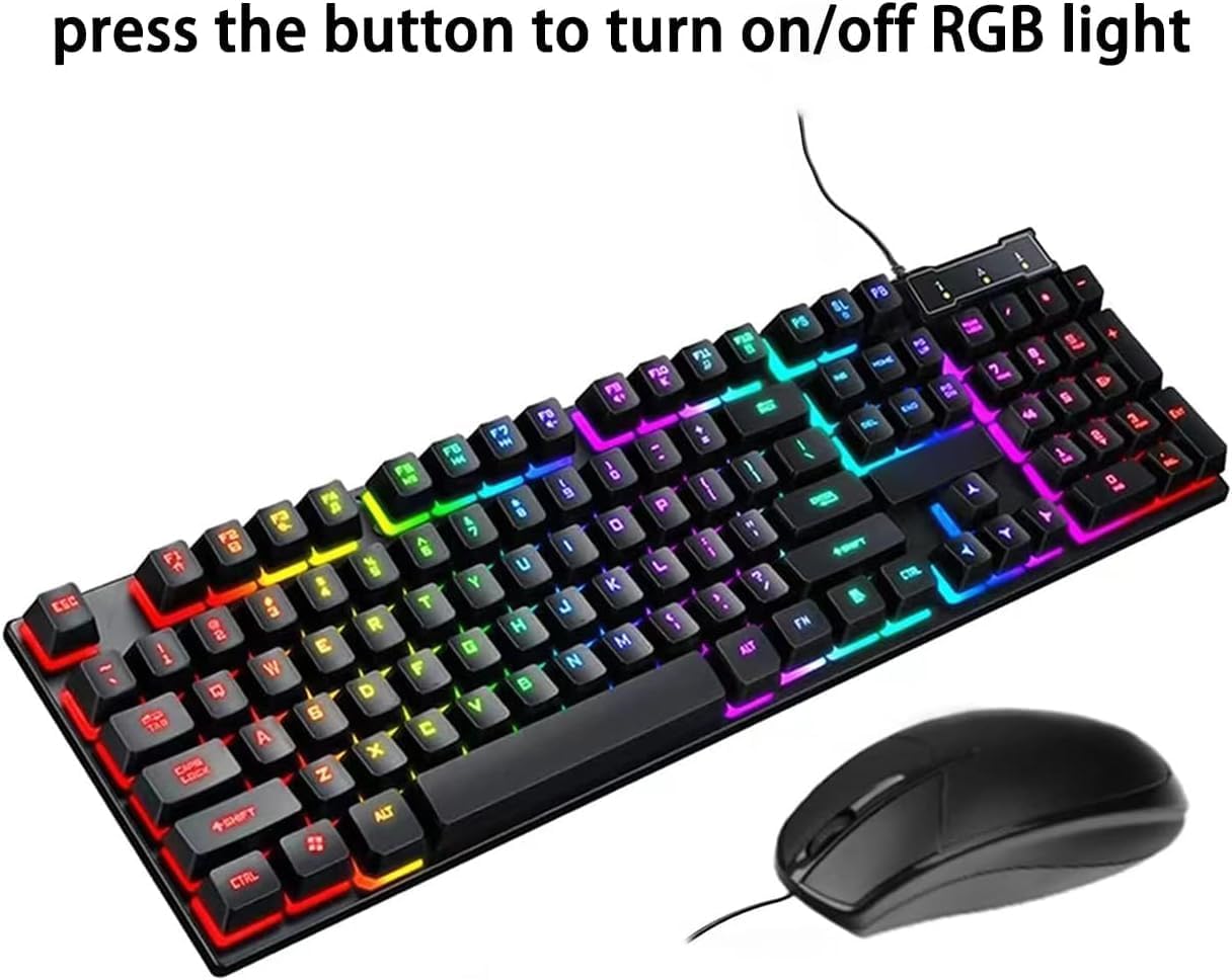 press the button to turn on/off RGB light