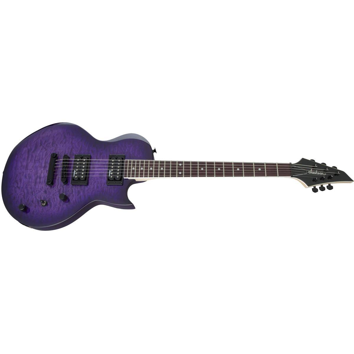 Alt View 3. Jackson - Jackson JS Monarkh SC JS22Q Electric Guitar, Transparent Purple Burst.