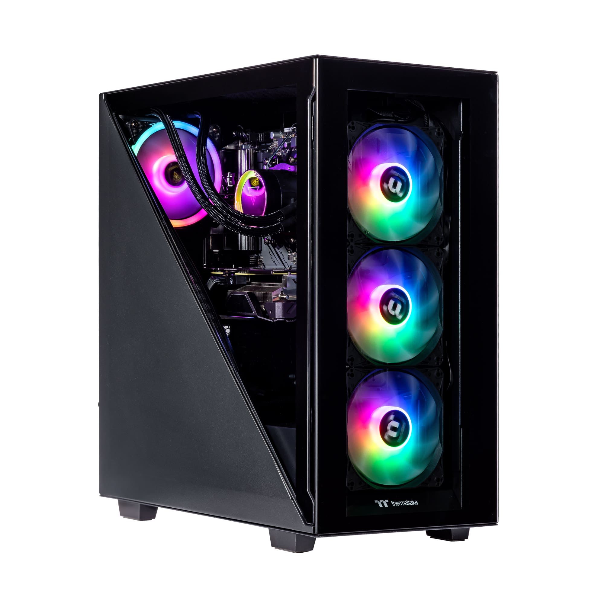 Velztorm - Gladio Desktop PC (Ryzen 9 5900X, 32GB, 2TB SSD, GeForce RTX 5060, Win 11 Pro) - Black