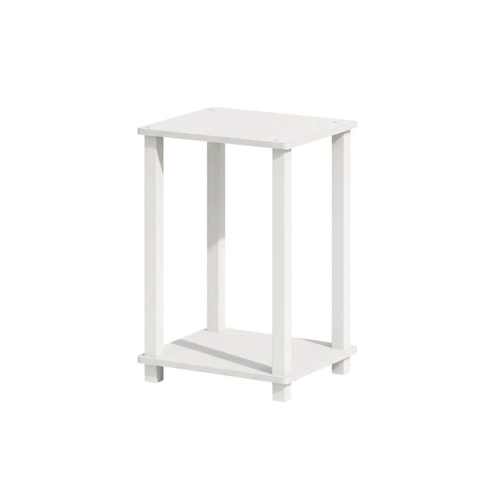 FurniFact - wood nightstand with compact design and versatile surface - White price history on PriceWatchPro