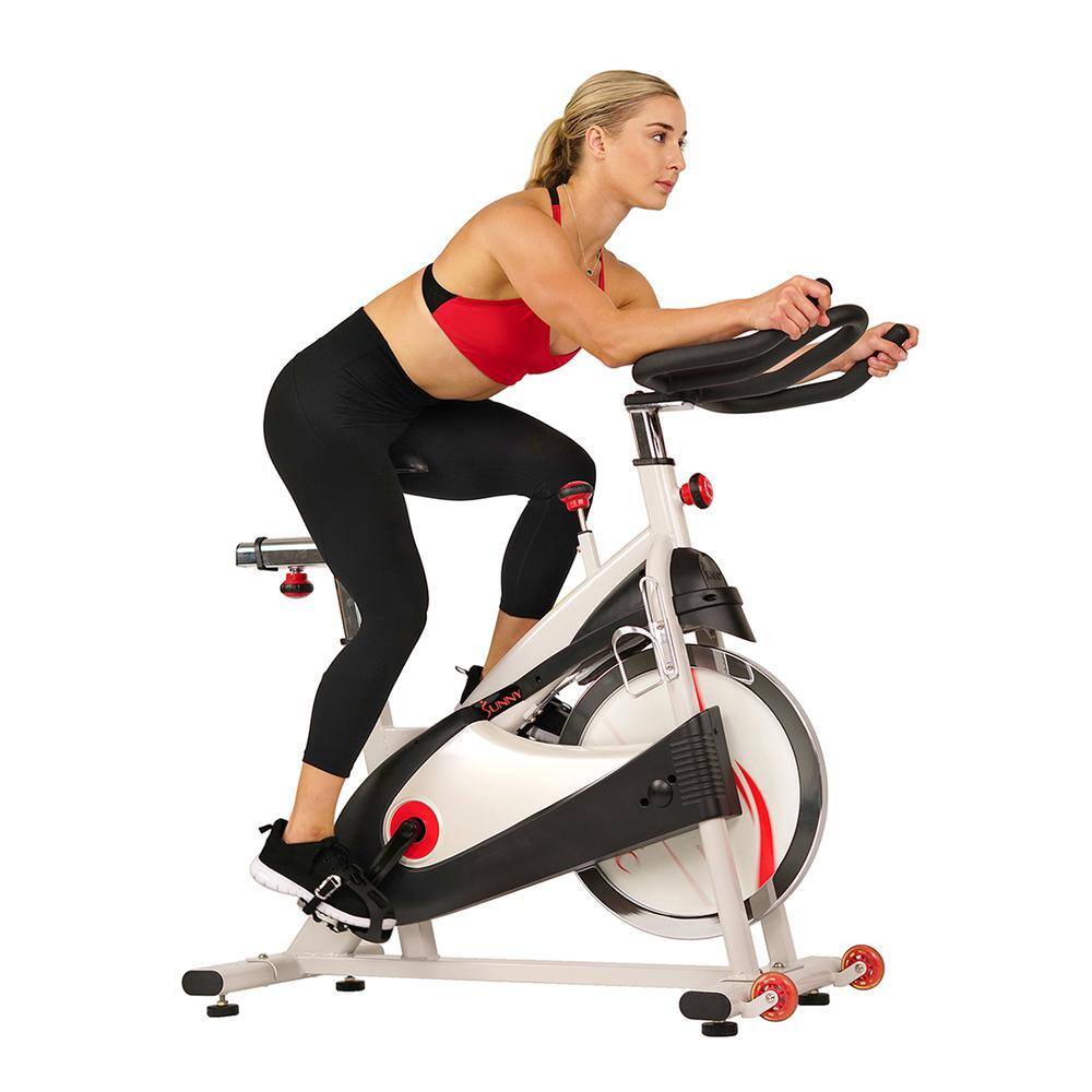 Alt View 8. Sunny Health & Fitness - SF-B1509 Belt Drive Premium Indoor Cycling Bike - Brown.