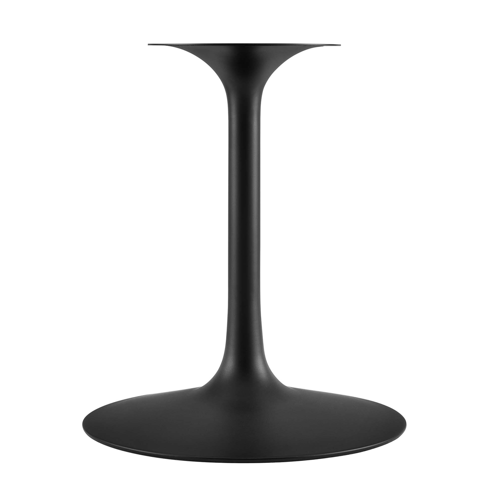 Alt View 1. Modway - Lippa 60" Oval Faux Marble Dining Table by Modway - Black White.
