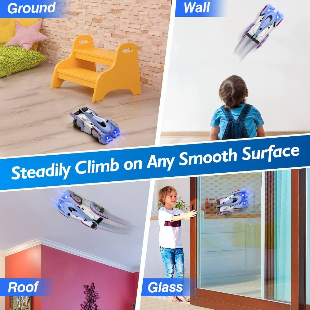 Ground Wall Any Smooth Surface Steadily Climb on Roof Glass