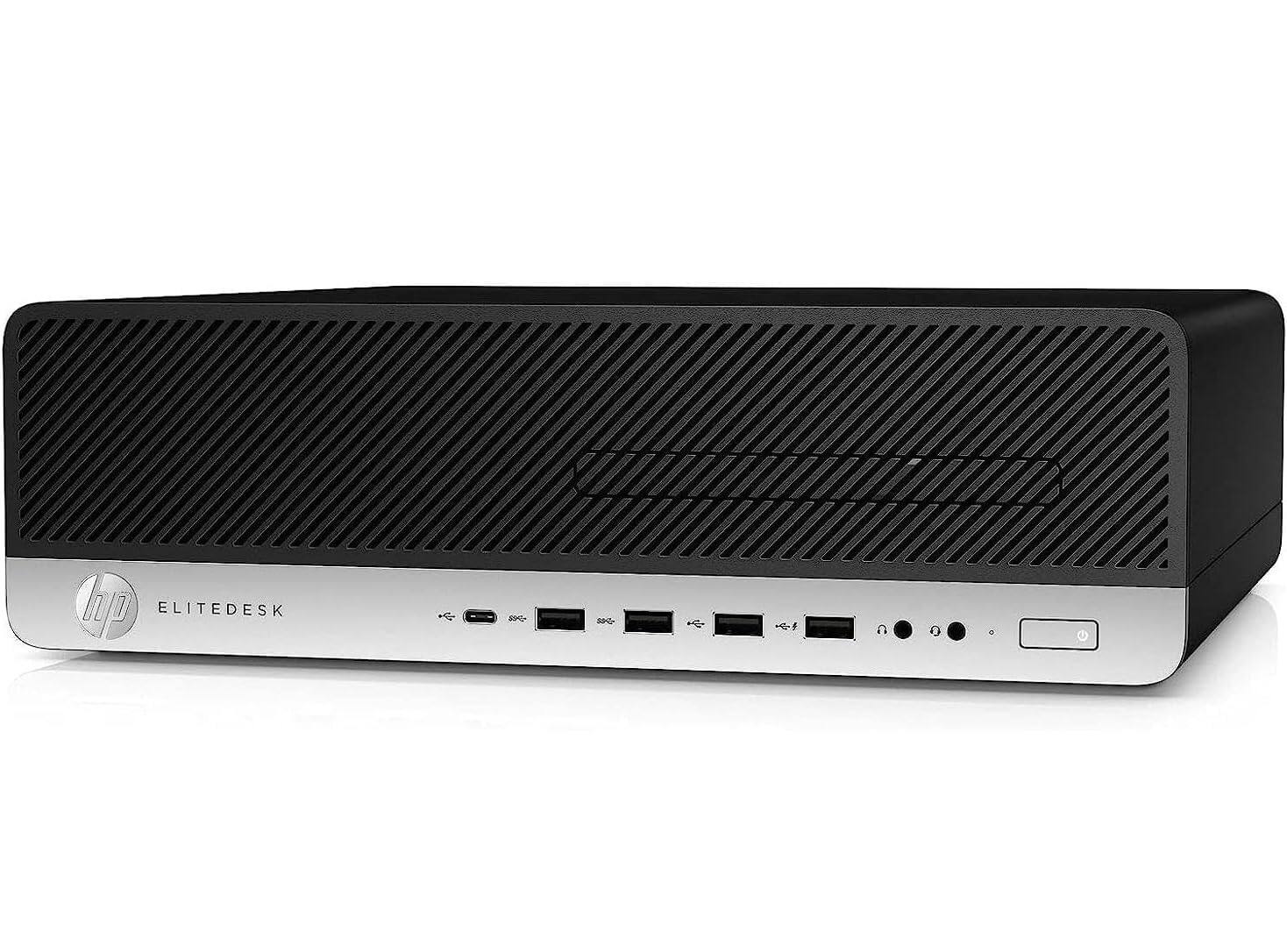 Alt View 1. HP - EliteDesk 800 G3 Intel Core i5-6500 3.2 GHz 8 GB DDR4 256 GB SSD Intel HD Graphics 530 Desktop - Black.