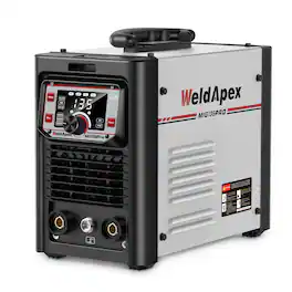 WeldApex - 135A 3-in-1 Gasless Flux-Core MIG, Lift TIG and Stick Welder - Gray