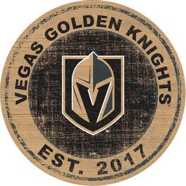 Fan Creations - Vegas Golden Knights 24'' Round Heritage Logo Sign - Multicolor